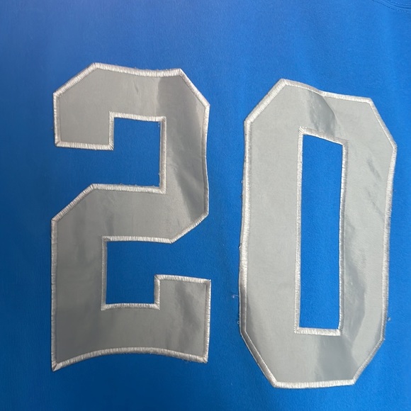 Mitchell & Ness NFL Throwback Jersey Barry Sanders 1989 Detroit Lions # 20 NWT - Picture 2 of 7